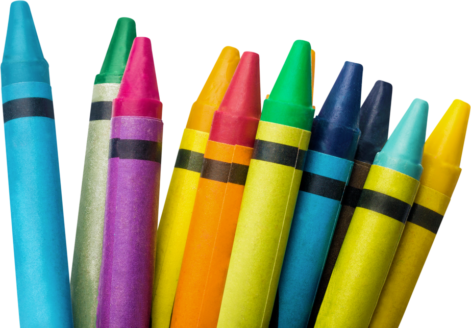 Colorful Crayons - Isolated
